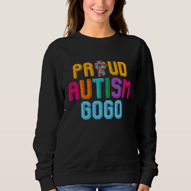 Autism Awareness Day Matching Family Proud Autism  Sweatshirt (Vorderseite)