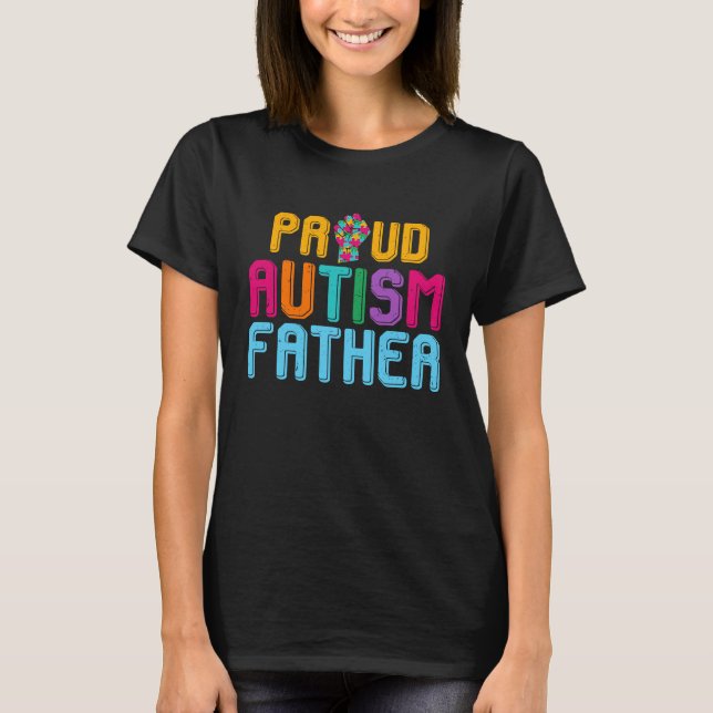 Autism Awareness Day Matching Family Proud Autism  T-Shirt (Vorderseite)