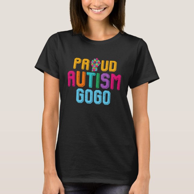 Autism Awareness Day Matching Family Proud Autism  T-Shirt (Vorderseite)