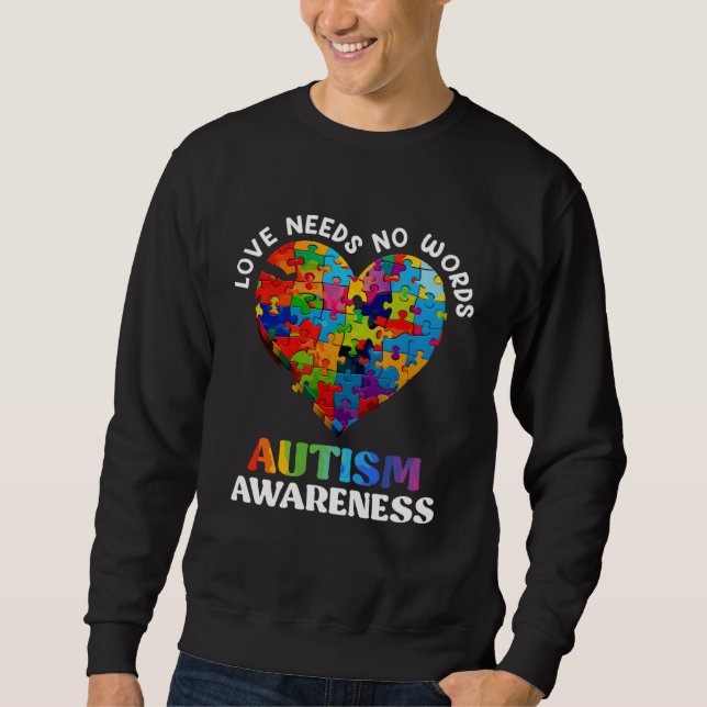 Autism Awareness Diversity Equality Autistic  1 Sweatshirt (Vorderseite)