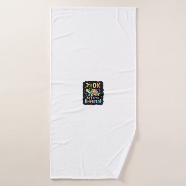 Autism Awareness It's Ok To Be A Little Different  Badehandtuch (Badehandtuch)