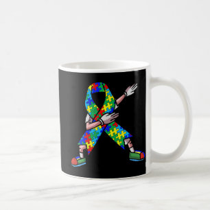 Autism Awareness Kids Dabbing Puzzle Piece Love Da Kaffeetasse