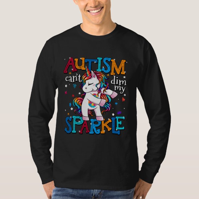 Autism Awareness Kids Unicorn  For Autism Mom Girl T-Shirt (Vorderseite)