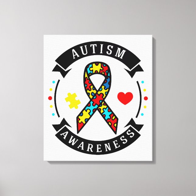 Autism Awareness Leinwanddruck (Vorderseite)