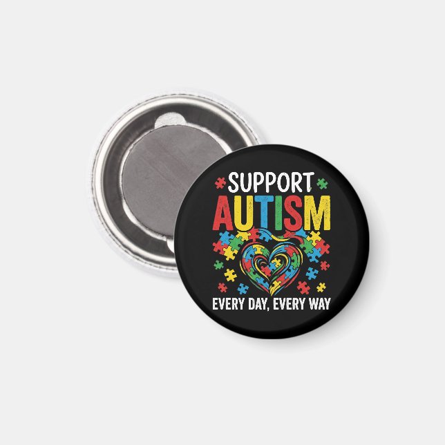 Autism awareness magnet (Vorderseite/Rückseite)