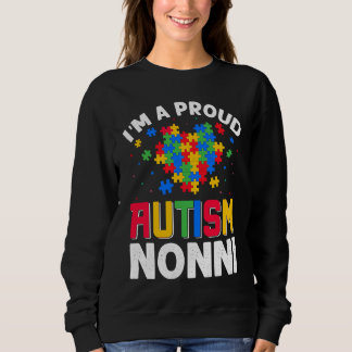Autism Awareness Matching Family I'm a Proud Autis Sweatshirt