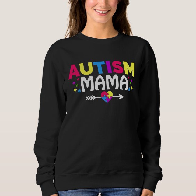 Autism Awareness Month Family Matching Cute Autism Sweatshirt (Vorderseite)