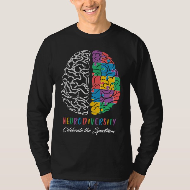 Autism Awareness Neurodiversity Celebrate The Spec T-Shirt (Vorderseite)
