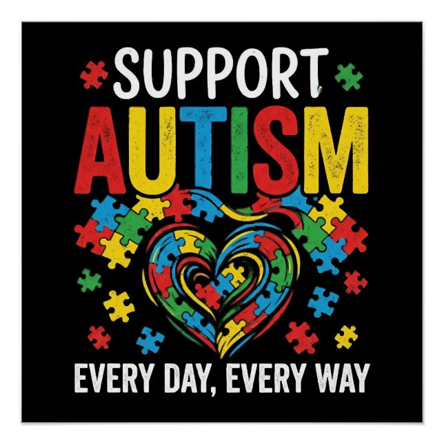 Autism awareness poster (Vorderseite)
