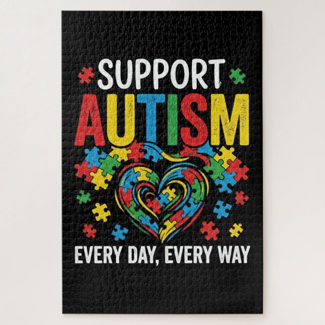 Autism awareness puzzle (Vertikal)