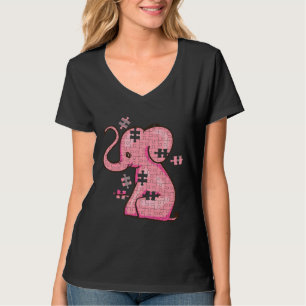 Autism Awareness Puzzle Elephant Perfect T-Shirt