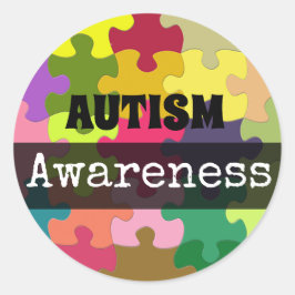 AUTISM Awareness Puzzle Stücke Stickers