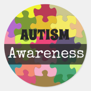 AUTISM Awareness Puzzle Stücke Stickers