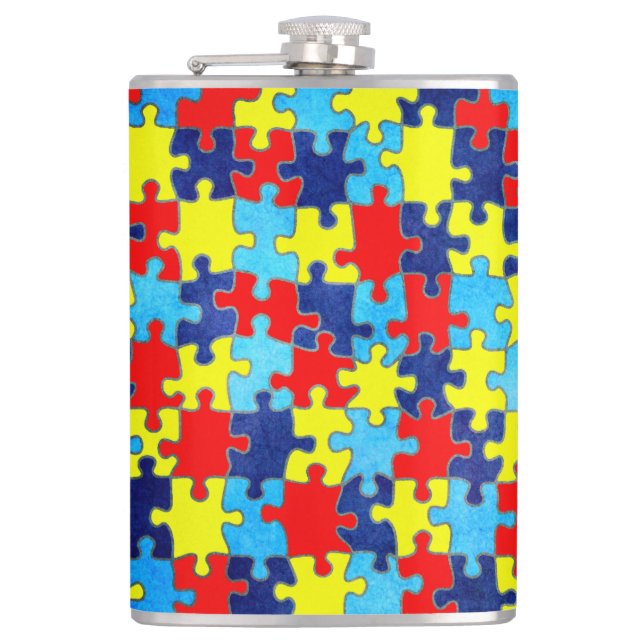 Autism Awareness-Puzzle von Shirley Taylor Flachmann (Vorderseite)