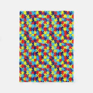 Autism Awareness-Puzzle von Shirley Taylor Fleecedecke
