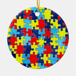Autism Awareness-Puzzle von Shirley Taylor Keramikornament