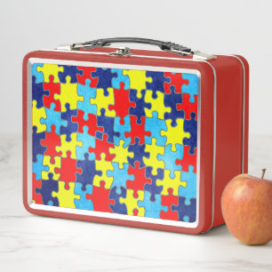 Autism Awareness-Puzzle von Shirley Taylor Metall Brotdose