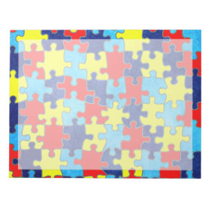 Autism Awareness-Puzzle von Shirley Taylor Notizblock