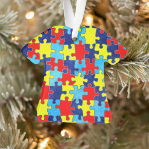 Autism Awareness-Puzzle von Shirley Taylor Ornament