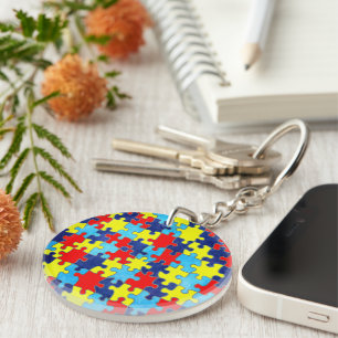 Autism Awareness-Puzzle von Shirley Taylor Schlüsselanhänger