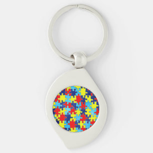 Autism Awareness-Puzzle von Shirley Taylor Schlüsselanhänger