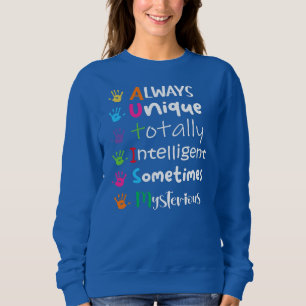 AUTISM AWARENESS Support Autismus Kids for Mama Va Sweatshirt