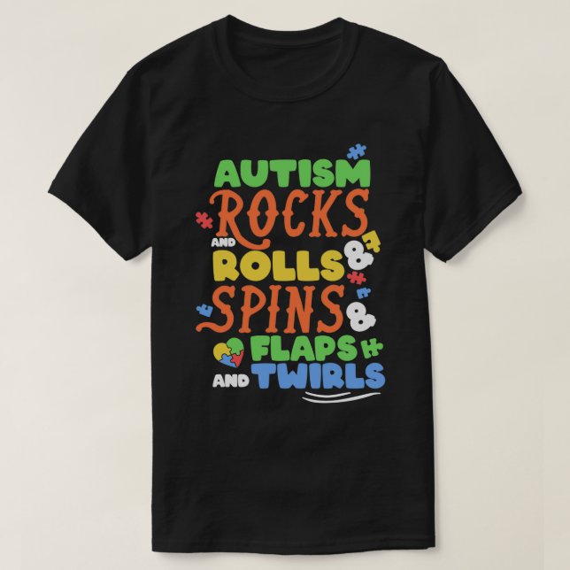 AUTISM AWARENESS Support Autismus Kids for Mama Va T-Shirt (Design vorne)