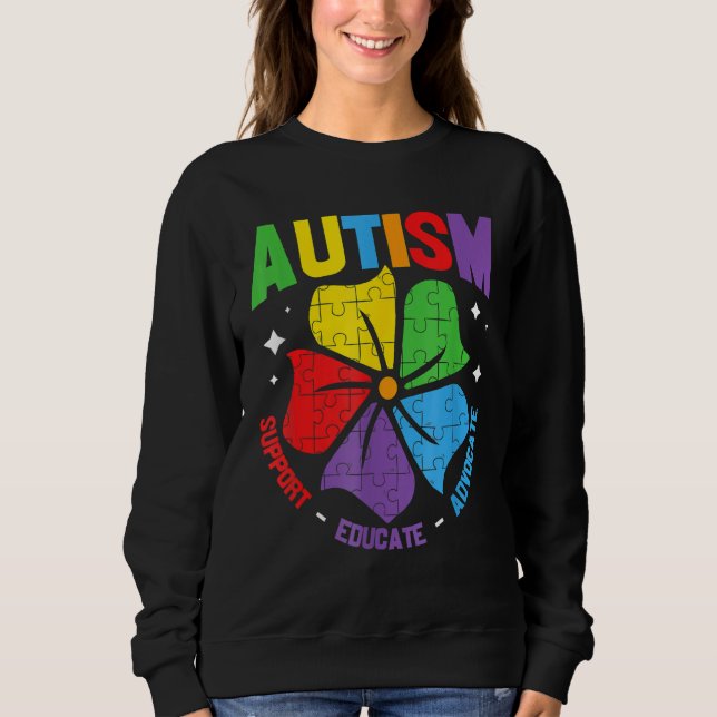 AUTISM AWARENESS Support Autismus Kinder für Mama  Sweatshirt (Vorderseite)
