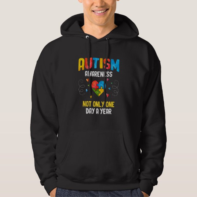 Autism Awareness  Women Support Asperger Men Autis Hoodie (Vorderseite)