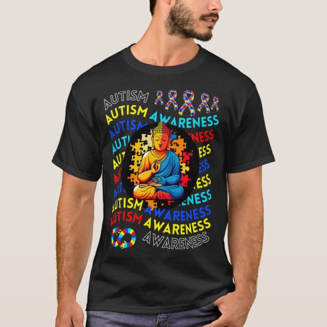 Autism Awareness Zen Decor For Teacher Autism Budd T-Shirt (Vorderseite)