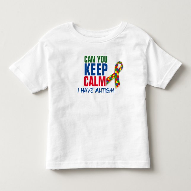 Autism Calm^ _ Kleinkind Fine Jersey T - Shirt (Vorderseite)