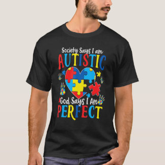 Autism Dabbing Society sagt, ich bin autistisch Go T-Shirt