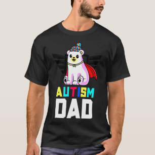 Autism Dad Matching Family Autism Awareness Puzzle T-Shirt