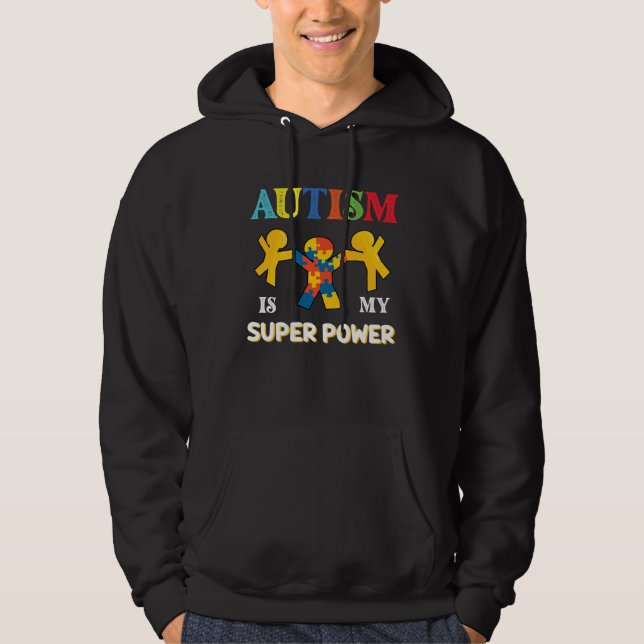 autism day awareness autistic love puzzle kids pro hoodie (Vorderseite)