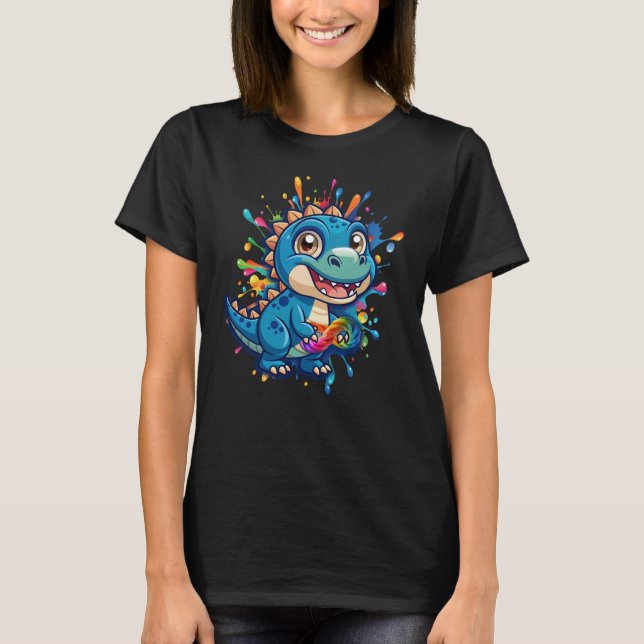 Autism Dinosaur T-Shirt (Vorderseite)