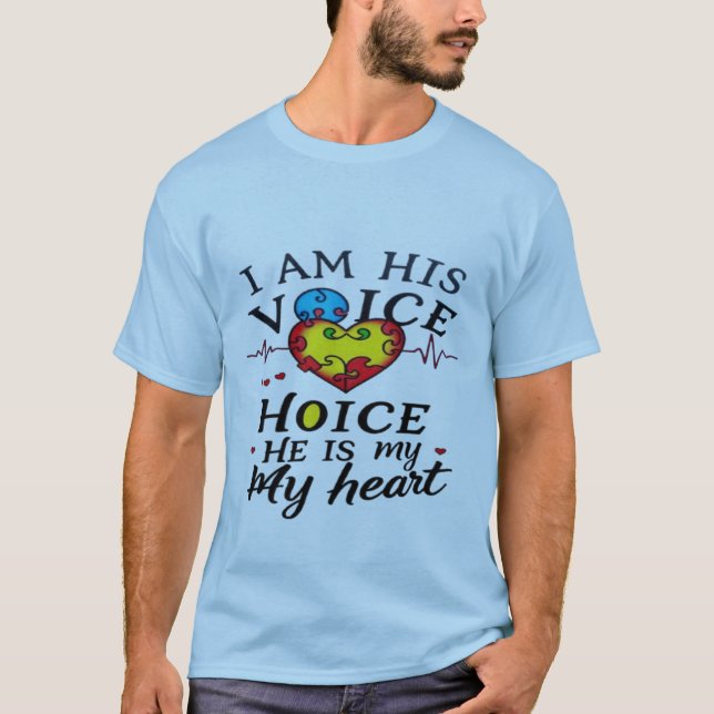 Autism Heart Voice T-Shirt (Vorderseite)