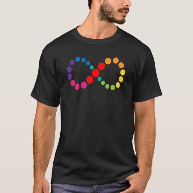 Autism Infinity Symbol T-Shirt (Vorderseite)