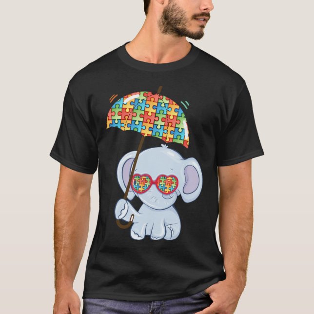 Autism is my Incredible talent Baby Elephant Autis T-Shirt (Vorderseite)