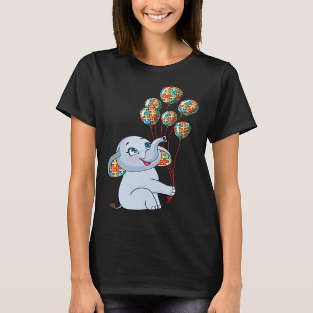 Autism is my Incredible talent Baby Elephant Autis T-Shirt (Vorderseite)