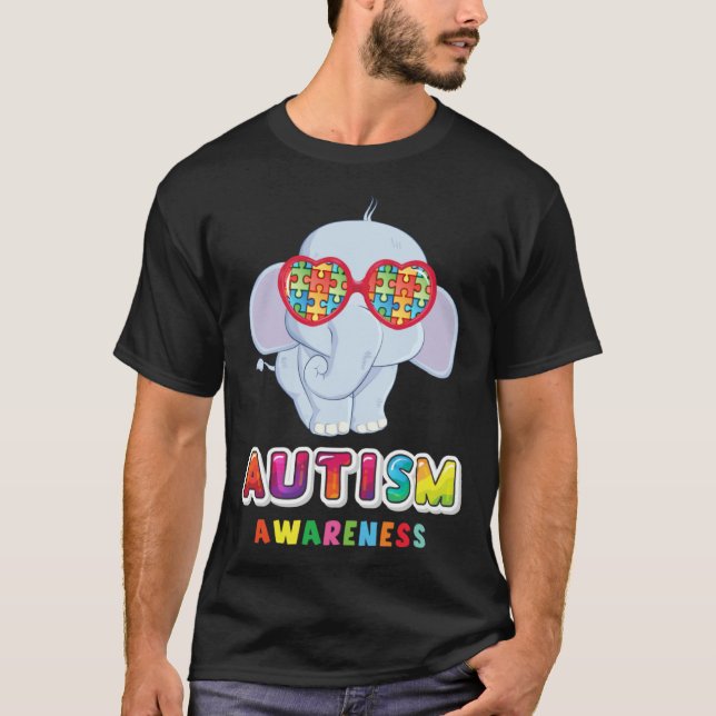 Autism is my Incredible talent Baby Elephant Autis T-Shirt (Vorderseite)