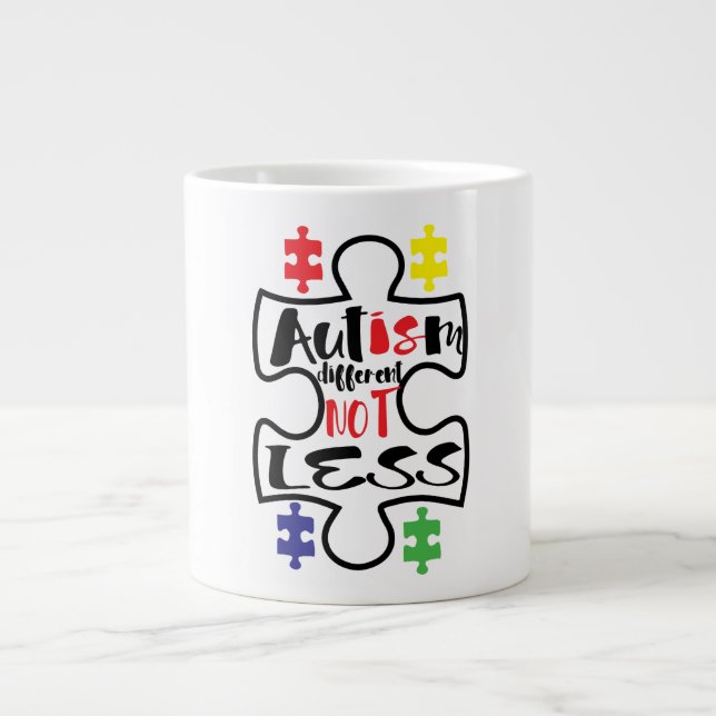 Autism Jumbo Tasse (Vorderseite)