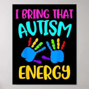Autism Kids Ausome Children Autistic Awareness Ass Poster