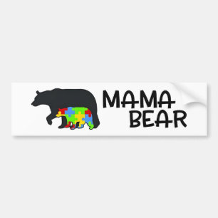 Autism Mama Bear Vinyl Decal Sticker - Car Truck V Autoaufkleber