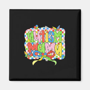 Autism Mama Mama Coquette Bow Autismus Bewusstsein Magnet