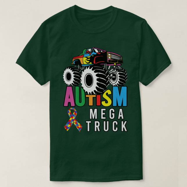 Autism Mega Truck - Mega Truck75 T-Shirt (Design vorne)