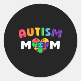 Autism Mom Autism Awareness Gift  Runder Aufkleber