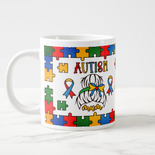 Autism Mum - Jumbo-Tasse