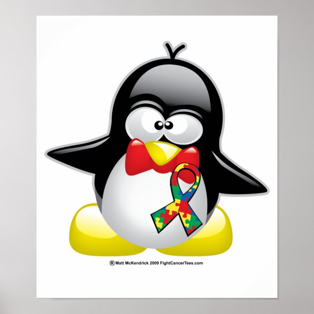 Autism Penguin Poster (Vorne)