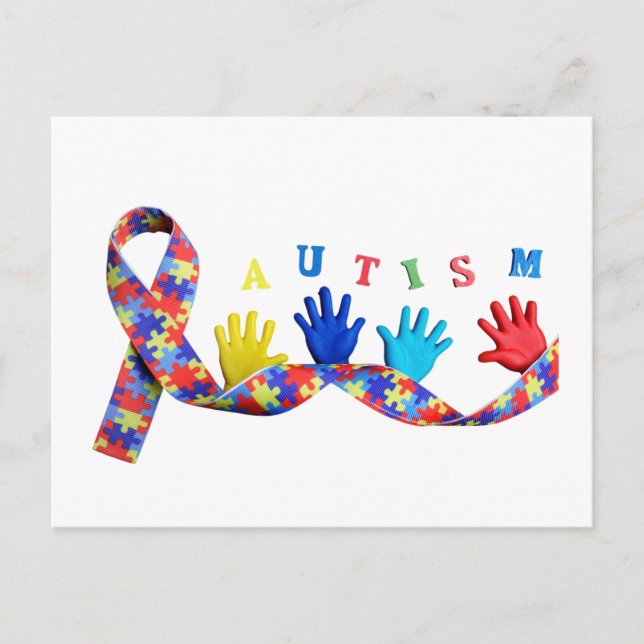 Autism Postkarte (Vorderseite)
