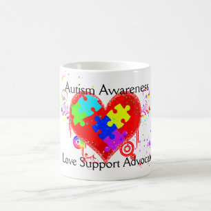 Autism Shining Heart Tasse